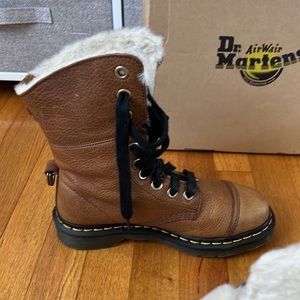 Doc Marten furlined boots